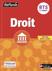 Droit - Bts 2eme Annee (Pochette Reflexe) Livre + Licence Eleve - 2019