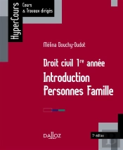 Droit Civil ; 1ère Année ; Introduction Personnes Famille (7e Édition)