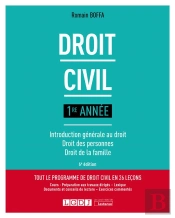 Droit Civil 1re Annee, 6eme Edition - Introduction Generale Au Droit - Droit Des Personnes - Droit D