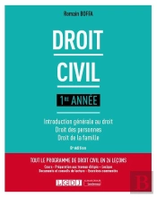 Droit Civil 1re Année : Introduction Générale Au Droit - Droit Des Personnes - Droit De La Famille (8e Édition)