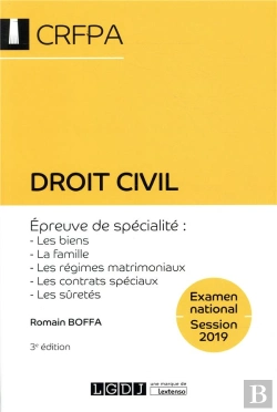 Bertrand.pt - Droit Civil - 3eme Edition - Epreuve De Specialite : Les Biens, La Famille, Les Regimes Matrimoniaux