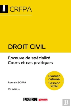 Bertrand.pt - Droit Civil - Crfpa - Examen National Session 2026 : Épreuve De Spécialité - Cours Et Cas Pratiques