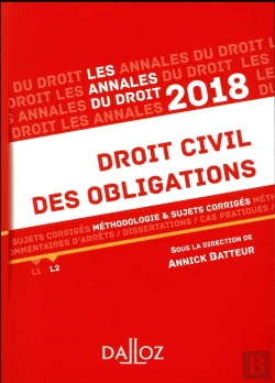 Bertrand.pt - Droit Civil Des Obligations (Édition 2018)