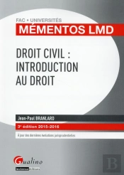 Droit Civil : Introduction Au Droit 2015-2016