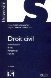 Droit Civil ; Introduction, Biens, Personnes, Famille (17e Édition)