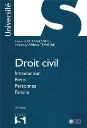 Droit Civil ; Introduction, Biens, Personnes, Famille (18e Édition)