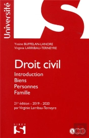 Droit Civil. Introduction Biens Personnes Famille - 21e Ed.