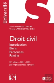 Droit Civil. Introduction Biens Personnes Famille - 22e Ed.
