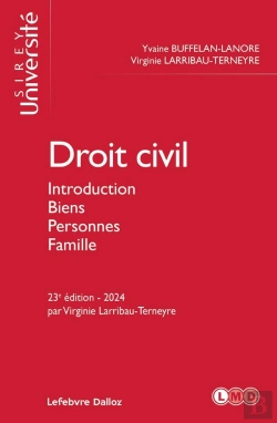 Bertrand.pt - Droit Civil. Introduction Biens Personnes Famille. 23e Ed.