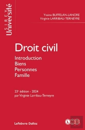 Droit Civil. Introduction Biens Personnes Famille. 23e Ed.