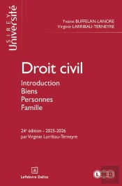 Droit Civil : Introduction Biens Personnes Famille (24e Édition)