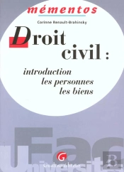 Droit Civil ; Introduction Personnes Biens