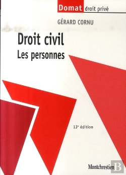 Bertrand.pt - Droit Civil ; Les Personnes (13e Édition)