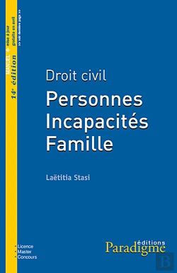 Bertrand.pt - Droit Civil ; Personnes, Incapacités, Famille
