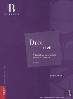 Bertrand.pt - Droit Civil ; Préparation Au Concours De Rédacteur Territorial, Catégorie B (5e Édition)