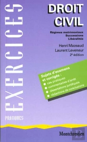 Droit Civil T.4 ; Regimes Matrimoniaux ; Successions ; 2e Edition