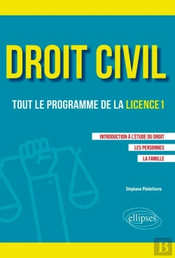 Bertrand.pt - Droit Civil ; Tout Programme De La Licence 1 (Édition 2018)