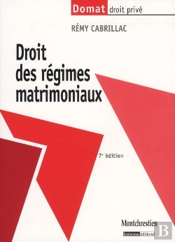 Bertrand.pt - Droit Civil.Les Regimes Matrimoniaux,7eme Edition