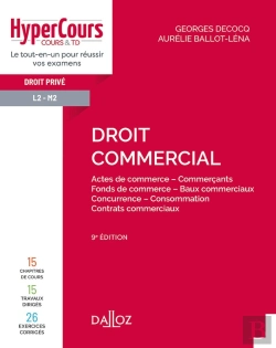 Bertrand.pt - Droit Commercial. Actes De Commerce - Commercants - Fonds De Commerce... - 9e Ed. - Actes De Commerc