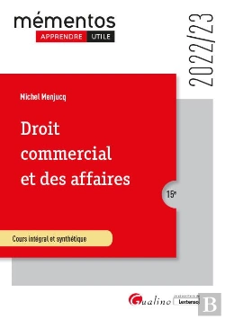 Bertrand.pt - Droit Commercial Et Des Affaires, 15eme Edition - Commercant - Actes De Commerce - Fonds De Commerce