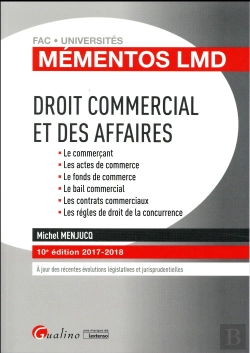 Bertrand.pt - Droit Commercial Et Des Affaires 2017-2018, 10eme Edition