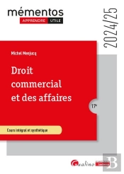 Droit Commercial Et Des Affaires - Le Commercant - Les Actes De Commerce - Le Fonds De Commerce - Le
