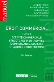 Droit Commercial - T1 - Activite Commerciale Et Structures D'Entreprise, 30eme Ed.