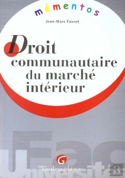 Bertrand.pt - Droit Communautaire Du Marche Interieur