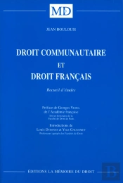 Droit Communautaire Et Droit Français