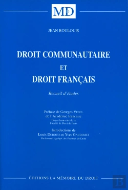 Bertrand.pt - Droit Communautaire Et Droit Français