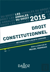 Droit Constitutionnel ; 2015 ; Annales