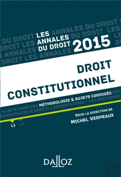 Bertrand.pt - Droit Constitutionnel ; 2015 ; Annales