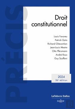 Bertrand.pt - Droit Constitutionnel 2024. 26e Ed.