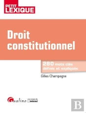 Droit Constitutionnel ; 280 Mots Clés Définis Et Expliqués