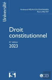 Droit Constitutionnel. 41e Ed.