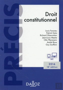 Bertrand.pt - Droit Constitutionnel. Edition 2016 - 18e Ed.