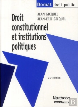 Bertrand.pt - Droit Constitutionnel Et Institutions Po