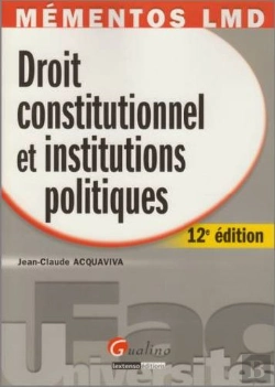 Bertrand.pt - Droit Constitutionnel Et Institutions Politiques (12e Édition)