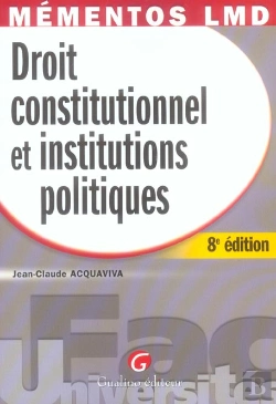 Bertrand.pt - Droit Constitutionnel Et Institutions Politiques