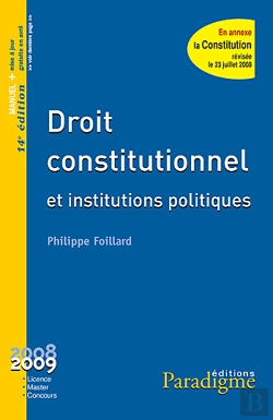 Bertrand.pt - Droit Constitutionnel Et Institutions Politiques