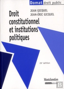 Bertrand.pt - Droit Constitutionnel Et Institutions Politiques,25eme Edition