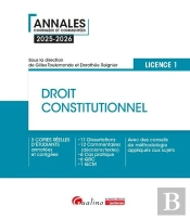 Droit Constitutionnel - L1 : 3 Copies Réelles D'Étudiants Annotées Et Corrigées - 11 Dissertations - 12 Commentaires - 6 Cas Pratiques - 6 Qrc - 1 Qcm - Avec Des Conseils De Méthodologie Appliqués Au