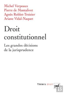 Bertrand.pt - Droit Constitutionnel ; Les Grandes Décisions De La Jurisprudence