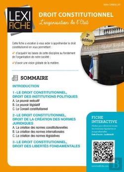 Bertrand.pt - Droit Constitutionnel - L'Organisation De L'État