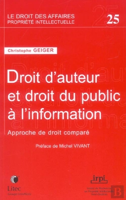 Bertrand.pt - Droit D'Auteur Et Droit Du Public A L'Information