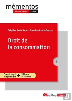 Bertrand.pt - Droit De La Consommation : Cours Intégral Et Synthétique + Tableaux Et Schémas (6e Édition)