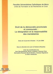Droit De La Démocratie Provinciale Et Communale