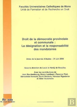 Bertrand.pt - Droit De La Démocratie Provinciale Et Communale