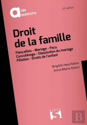 Droit De La Famille (10e Édition)