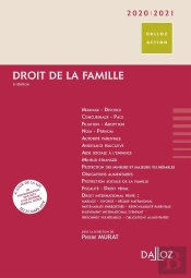 Droit De La Famille 2020/2021 - 8e Ed.